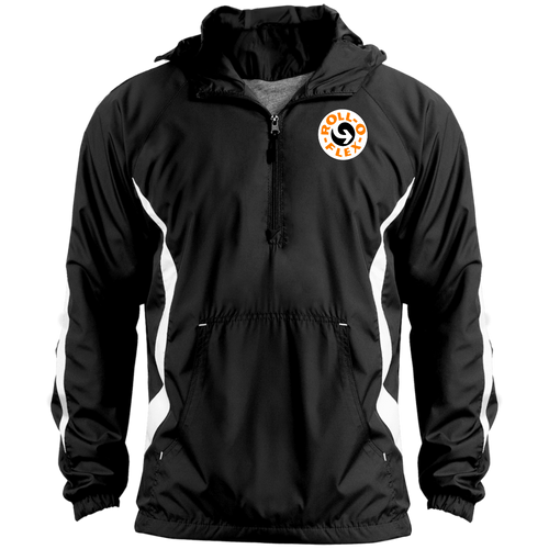 Roll-O-Flex Snowmobiles Unisex Colorblock Raglan Anorak