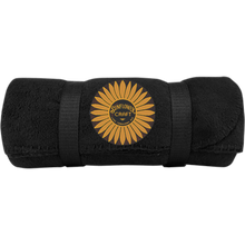 Sunflower Boats by Retro Boater BP10 Port & Co. Fleece Blanket