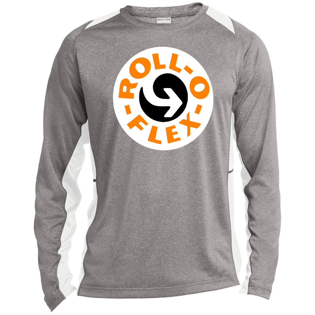 Roll-O-Flex Snowmobiles Heather Colorblock Performance Tee