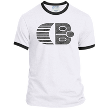 Classic Boater Logo  Port & Co. Ringer Tee