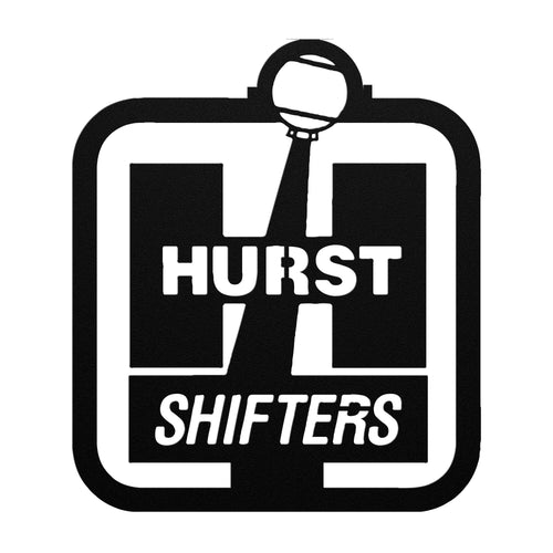 Vintage Style Hurst Shifters Die-Cut Metal Sign