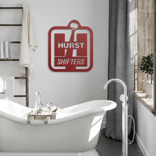 Vintage Style Hurst Shifters Die-Cut Metal Sign
