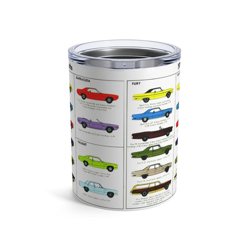 1970 Plymouth Lineup Tumbler 10oz