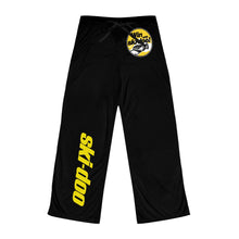 1970s Vintage Yellow Win with Ski-Doo Women's Pajama Pants (AOP)