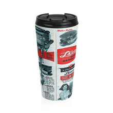 Lauson Marine Engine Outboard Steel Travel Mug by Retro Boater
