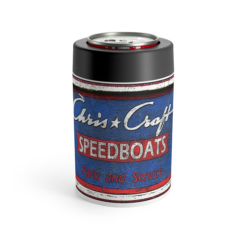 Vintage Style Chris Craft Parts and Service Sign Can Holder