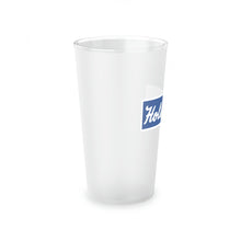Vintage Holsclaw Trailers Frosted Pint Glass, 16oz