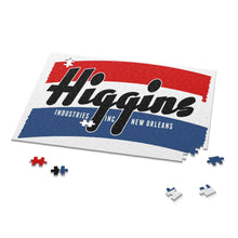 Vintage Red White Blue Higgins Boat Company Puzzle (120, 252,Piece)