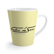 Lake and Sea Latte mug by Retro Boater