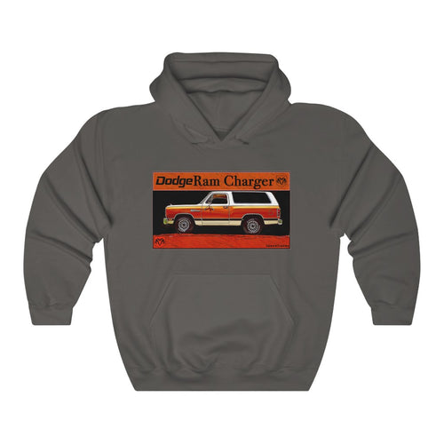 Vintage 1980s Dodge Ram Charger Unisex Heavy Blend™ Hooded Sweatshirt