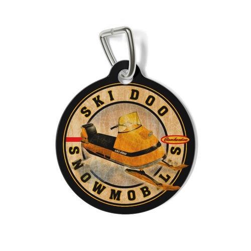 1970s Vintage Style Ski-Doo Bombardier Tag