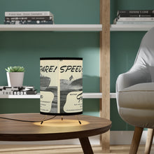 Western Fairliner Torpedo Boat Tripod Lamp with High-Res Printed Shade, US/CA plug