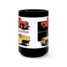Willys Jeep Trucks Black Mug 15oz by SpeedTiques