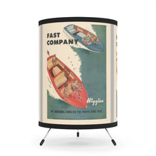 Classic Higgins Boat Tripod Lamp with High-Res Printed Shade, US/CA plug