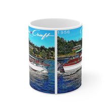 John Deane 1956 54' Chris Craft Constellation Hull #107 Mug 11oz by Retro Boater