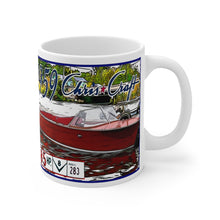 Steve Dahlgren 1959 Chris Craft 17' Ski Boat Mug 11oz by Retro Boater