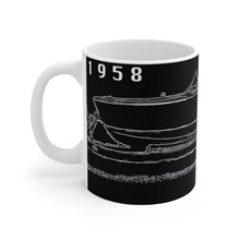 1958 Chris Craft Silver Arrow Mug 11oz by Retro Boater