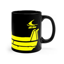 Vintage 1970 Ski-Doo Snowmobiles Black mug 11oz by SpeedTiques