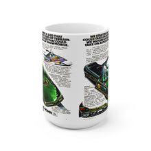 Vintage 1976 John Deere Snowmobile 440 White Ceramic Mug by SpeedTiques.com