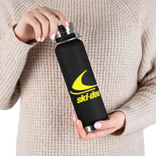 Vintage Style Yellow Ski-Doo Snowmobile 22oz Vacuum Insulated Bottle