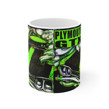 Plymouth GTX White Ceramic Mug by SpeedTiques
