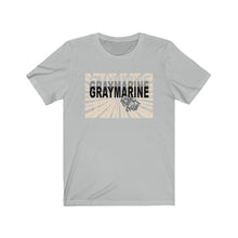 Gray Marine by Retro Boater Unisex Jersey Short Sleeve Tee
