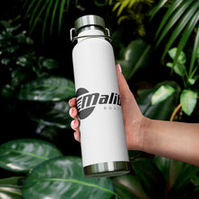 Vintage Malibu Boats in Black 22oz Vacuum Insulated Bottle