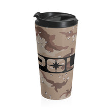 Classic Polaris Desert Storm Camo ATV UTV Stainless Steel Travel Mug