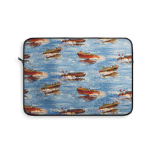 Vintage Chris Craft Capri Cobra Laptop Sleeve by Retro Boater
