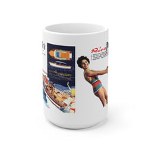 Vintage Riva Junior Advertisement White Ceramic Mug by Classic Boatwear