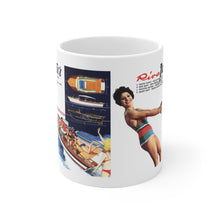 Vintage Riva Junior Advertisement White Ceramic Mug by Classic Boatwear