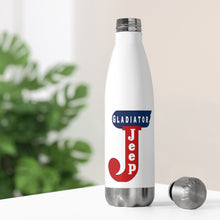 1960s Vintage Red and Blue Jeep Gladiator 20oz Insulated Bottle