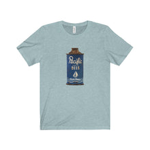 Pacific Navy Beer by Retro Boater Unisex Jersey Short Sleeve Tee