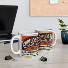Evinrude Deep B.E. Newcomb Restorations Mug 11oz by Retro Boater