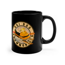Vintage Distressed Look 1970 Ski-doo Snowmobile Black mug 11oz by SpeedTiques