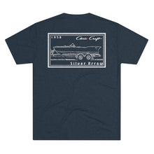 Vintage 1958 Chris Craft Silver Arrow Men's Tri-Blend Crew Tee by Retro Boater