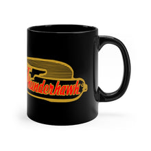 1959 Larson Thunderhawk Black mug 11oz by Retro Boater