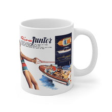 Vintage Riva Junior Advertisement White Ceramic Mug by Classic Boatwear