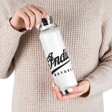 Vintage Look Indian Motorcycle 22oz Vacuum Insulated Bottle