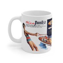 Vintage Riva Junior Advertisement White Ceramic Mug by Classic Boatwear
