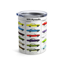 1970 Plymouth Lineup Tumbler 10oz