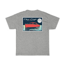 Vintage 1950 Chris Craft Sedan Unisex Heavy Cotton Tee by Retro Boater