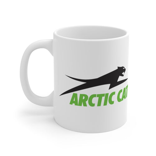 Vintage Arctic Cat White Ceramic Mug