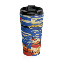 Vintage Race by Retro Boater Stainless Steel Travel Mug