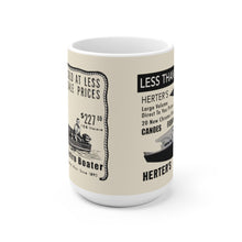 Herter's Boats White Ceramic Mug by Retro Boater