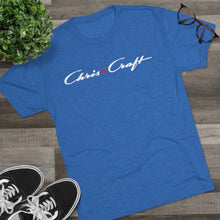 Vintage Chris Craft Men's Tri-Blend Crew Tee