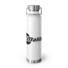 Vintage Malibu Boats in Black 22oz Vacuum Insulated Bottle