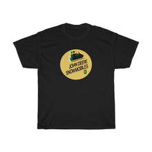 Vintage John Deere Snowmobile Sign Unisex Heavy Cotton Tee by SpeedTiques.com