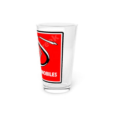 Vintage Boa Ski Snowmobile Pint Glass, 16oz