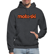 Moto-Ski Gildan Heavy Blend Adult Hoodie - charcoal grey